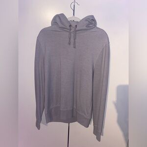 Light gray striped hoodie